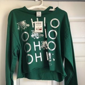 NWT Ohio University PINK Victoria’s Secret Crop